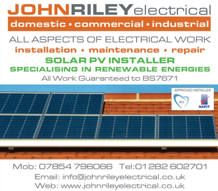 John Riley Electrical Holding Page